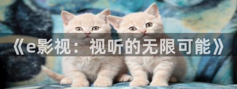 辣妹子影院爱丫爱丫：《e影视：视听的无限可能》